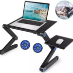 Adjustable Laptop Stand with USB FAN