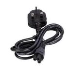 3 Pin Fused Laptop Power Cable 1.8m Black